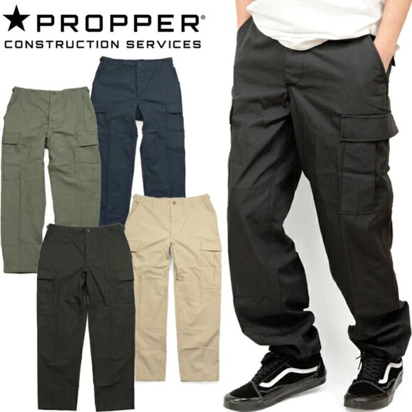 Propper Mens BDU Tactical Military Utility Green Cargo Trouser F5201-Large - Picture 1 of 8